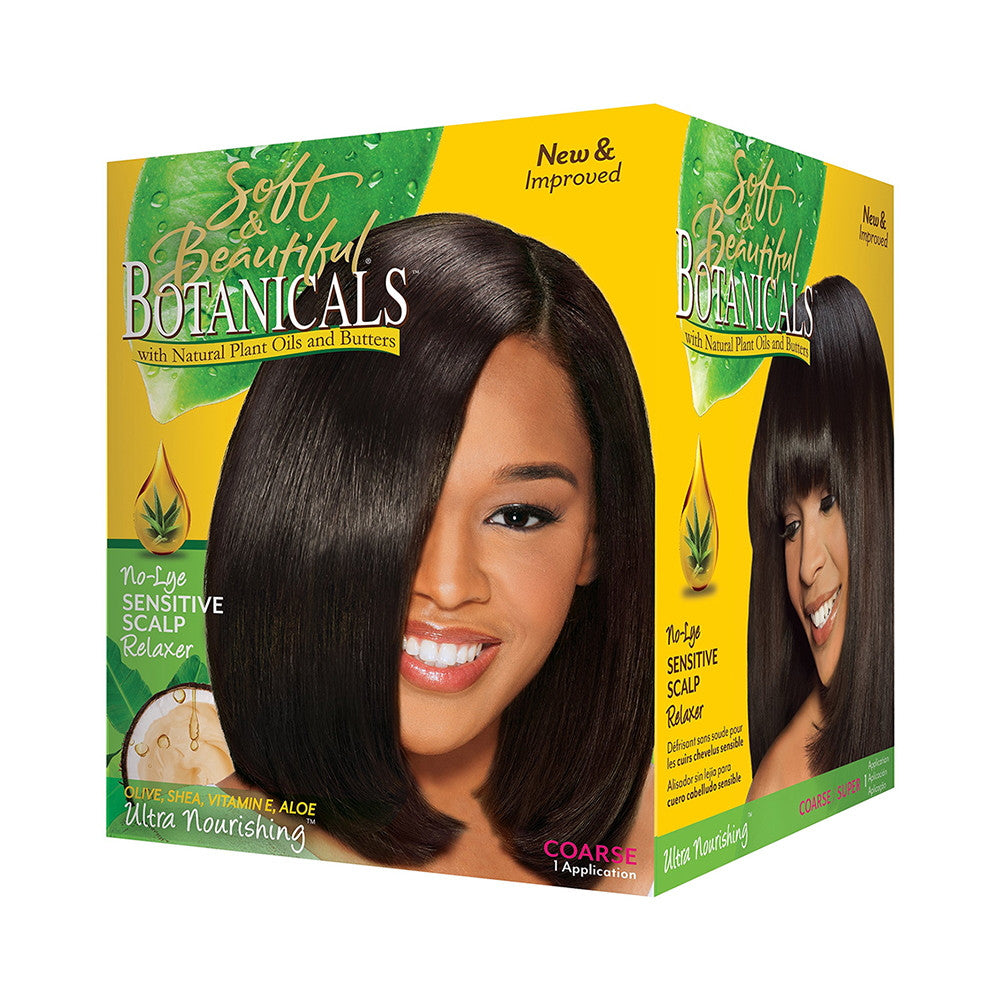 Soft & Beautiful Botanicals Relaxer Kit Coarse, 1 Kit